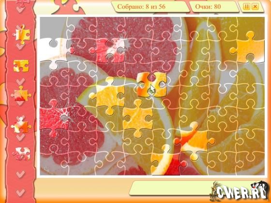 Фруктовые пазлы