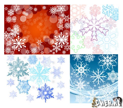 Кисти для Photoshop - Снежинки