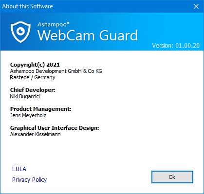 Ashampoo WebCam Guard