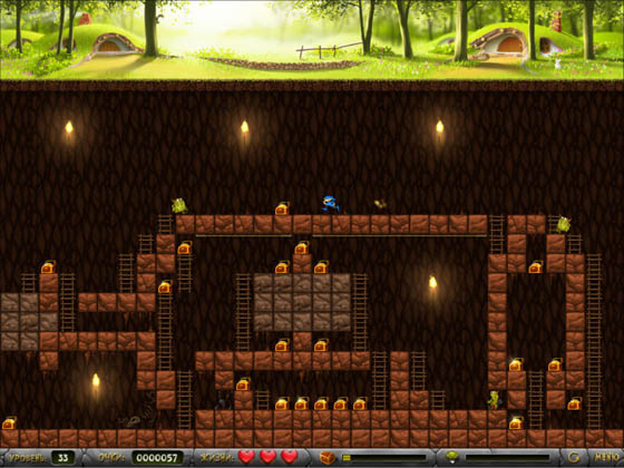 скриншот игры Гном Ричи. Охотник за сокровищами