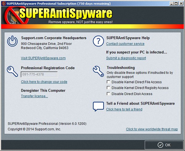 SUPERAntiSpyware Professional 6.0.1200 Final