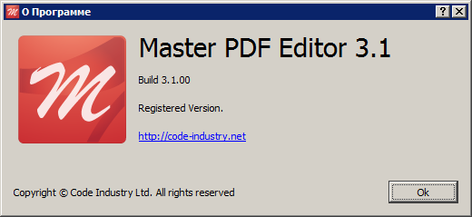 Master PDF Editor 3.1.00