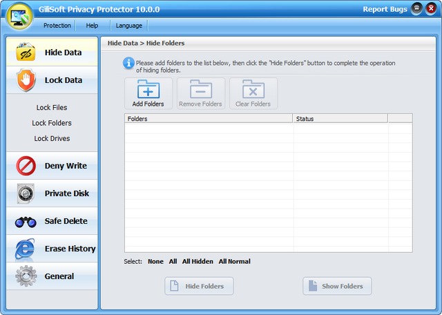 GiliSoft Privacy Protector 10.0