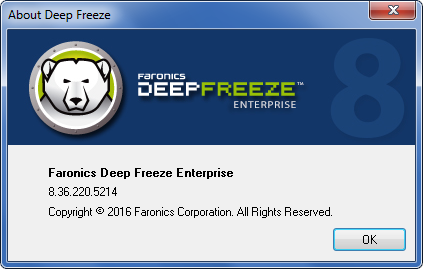 Faronics Deep Freeze Enterprise 8.36.220.5214