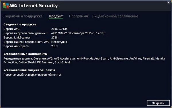 AVG Internet Security