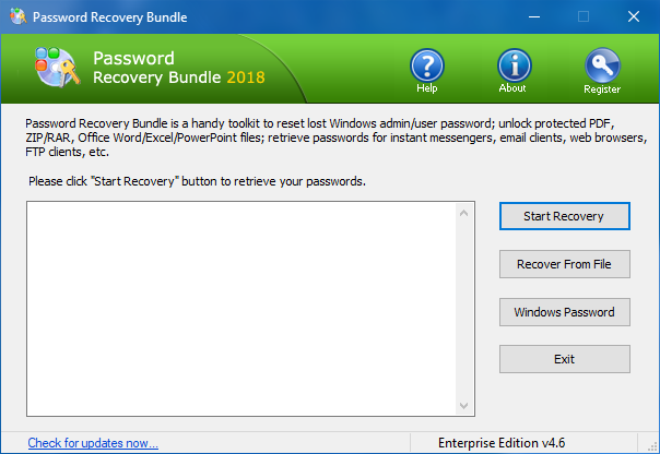 Password Recovery Bundle 2018 Enterprise Edition