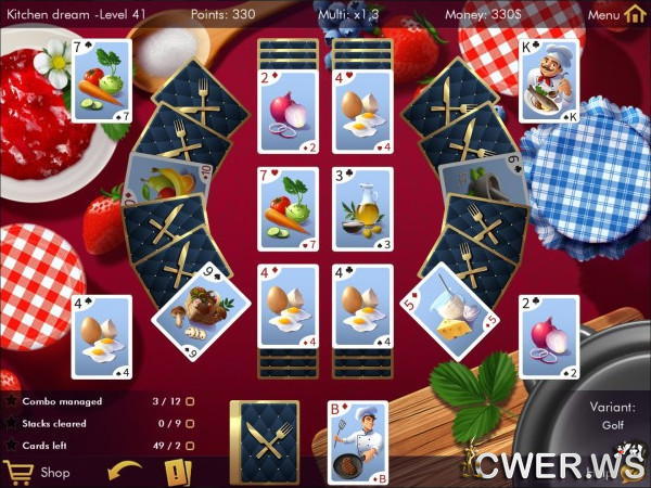 скриншот игры Delecious Solitaire