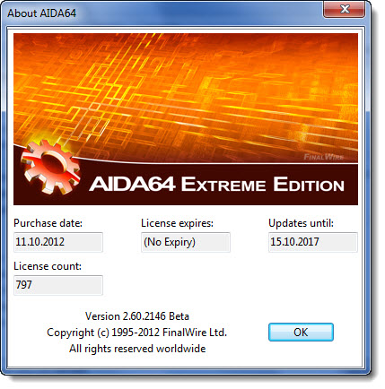 AIDA64 Extreme Edition 2.60.2146 Beta