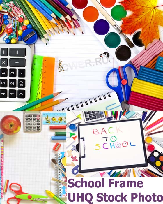 Stock Photo. School Frame