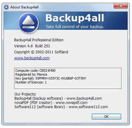 Backup4all Professional