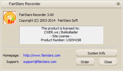 FairStars Recorder 3.60