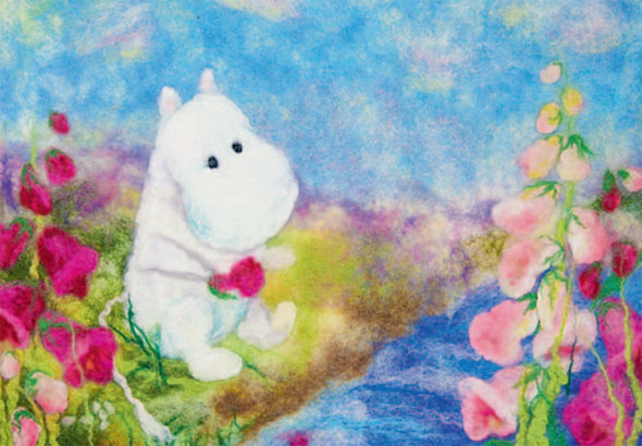 Картина с Муми-троллем