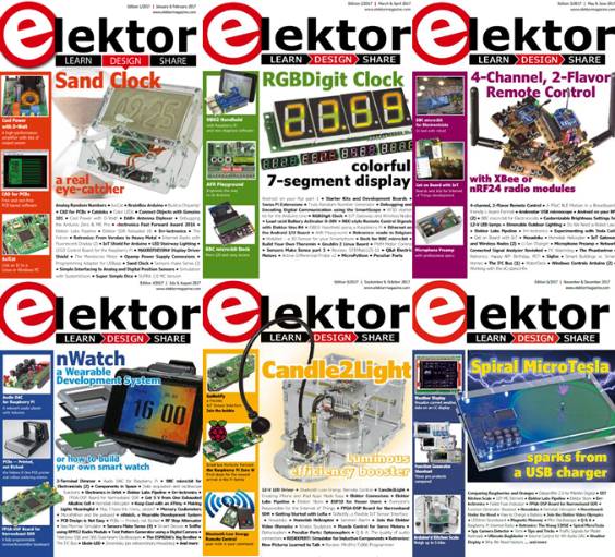 Elektor Electronics №1-12. Архив за 2017 год